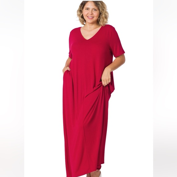 Zenana Outfitters Dresses & Skirts - Brand New Zenana Premium Red Maxi Dress Various